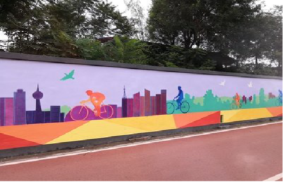 夏邑墙体彩绘-围墙