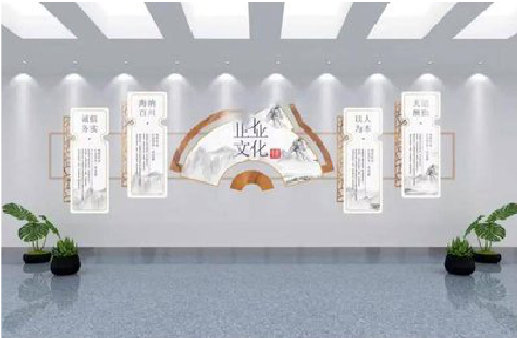 夏邑企业文化墙设计的核心要素。