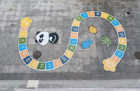 夏邑地面游戏彩绘