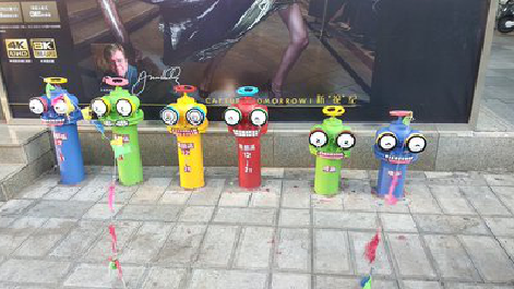 夏邑商业区彩绘