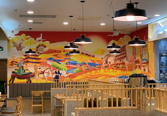 夏邑商业空间彩绘介绍。