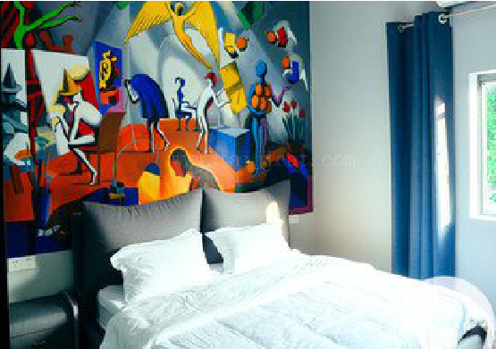 夏邑对于酒店的墙体彩绘而言更注重哪些方面？