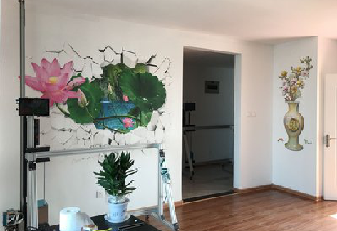 夏邑墙体彩绘相比墙纸的优势。