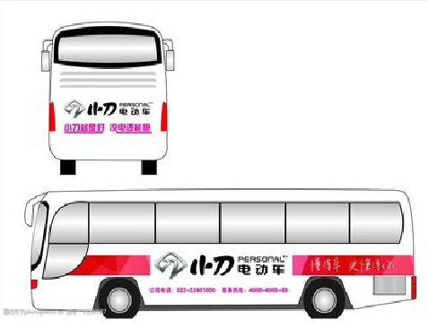 夏邑公交车身贴如何完美贴合？